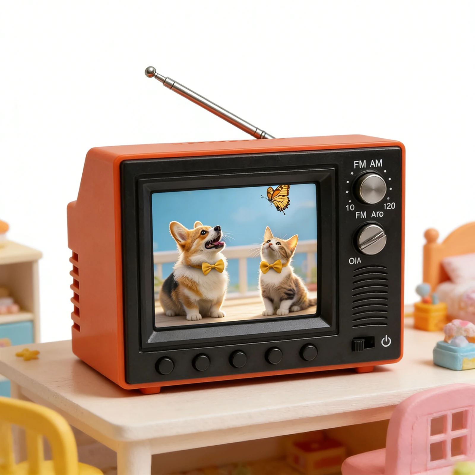 Mini Retro TV (2.4" HD, 8GB Storage)