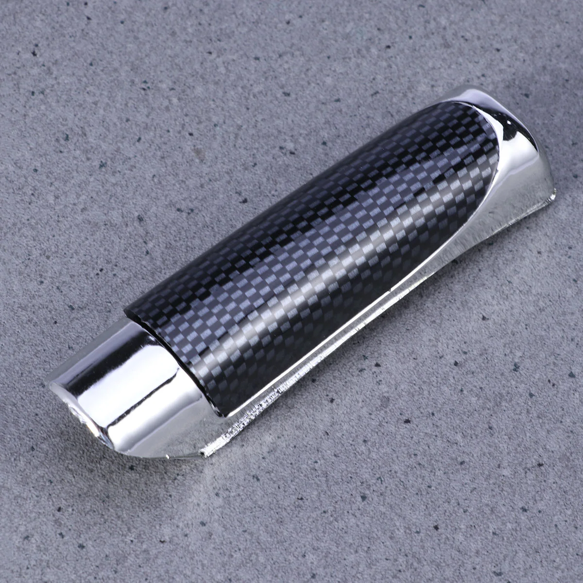

Black ABS Car Handbrake Cover Carbon Fiber Pattern Handbrake Grips Decoration Hand Brake Covers Car Interior Accessories
