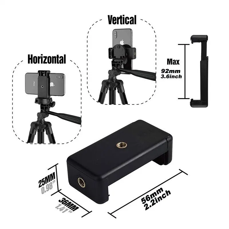 Phone tripod fishing projector camera live landing 1.1m convenient photography 3110 aluminum alloy bracket