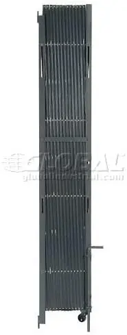 8'W Double Folding Security Gate, 6-1/2'H 2