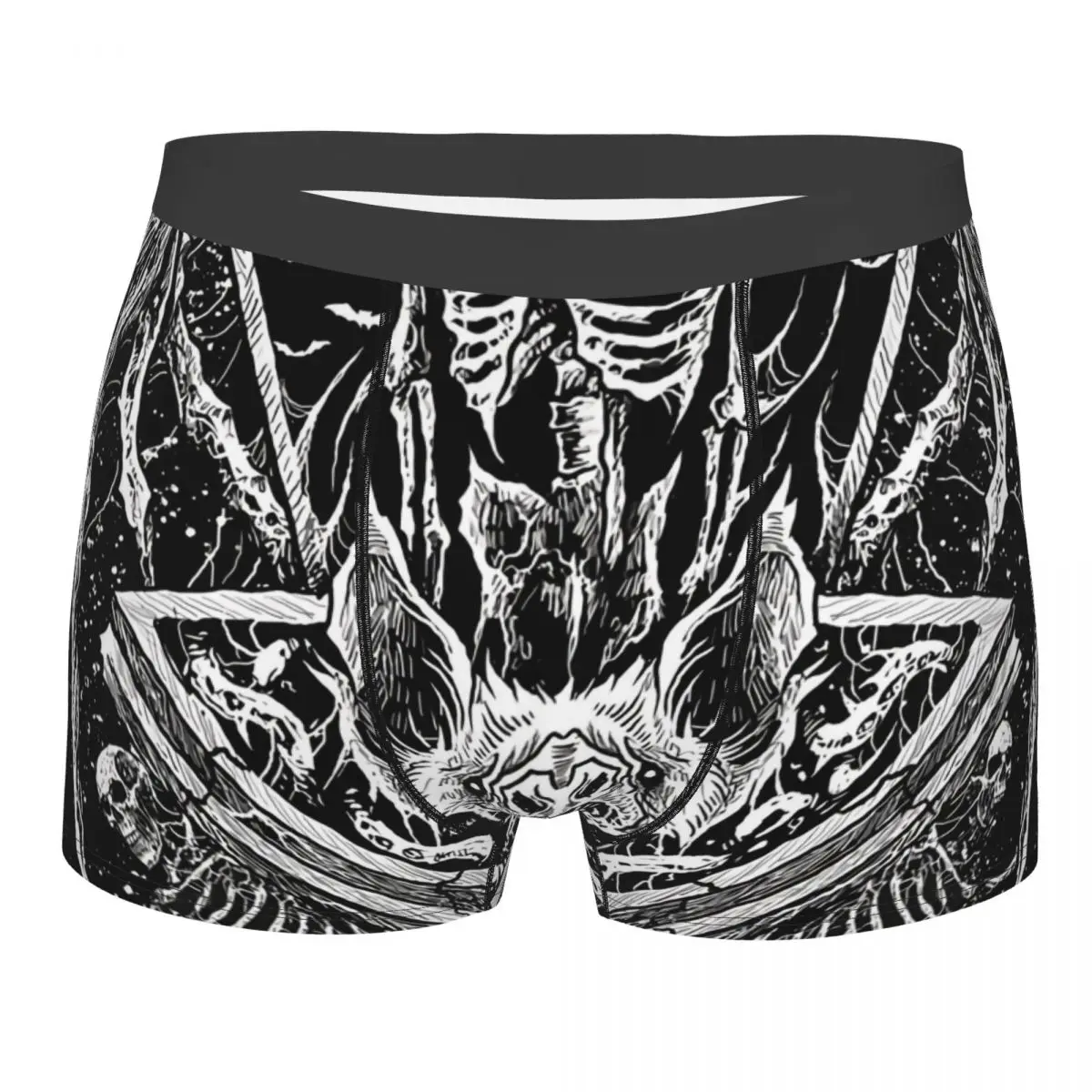 

Death Metal Black Metal Artwork Men Boxer Briefs Highly Breathable Underpants High Quality Print Shorts Birthday Gifts