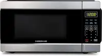Countertop microwave, microwave with LED lighting and children's lock - perfect for apartments and dormitories - easy to clean 1