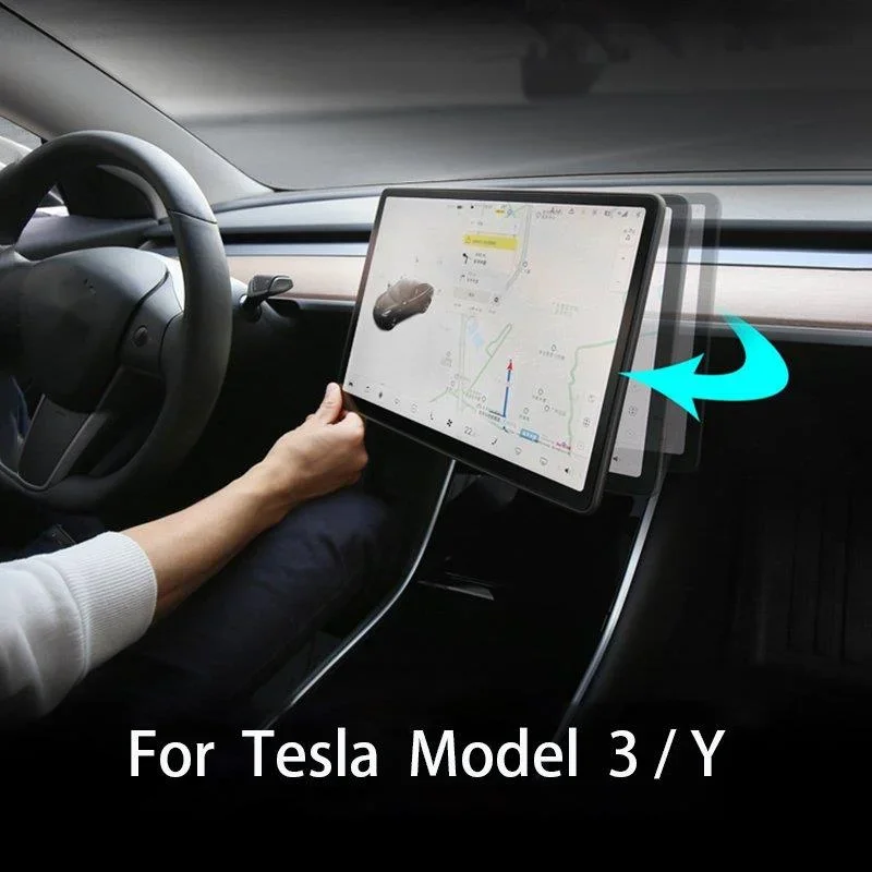 

Screen Rotation Bracket For Tesla Model 3 Y Central Control Navigation Holder Rotatable Turn Up Down Left Right Car Modification