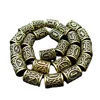 24pcs Metal Tubes Hair Braid Beard Dreadlock Beads Viking Rune Bead Spacer Knife Beads Rings Clips Styling Tools Pendant Braider 5