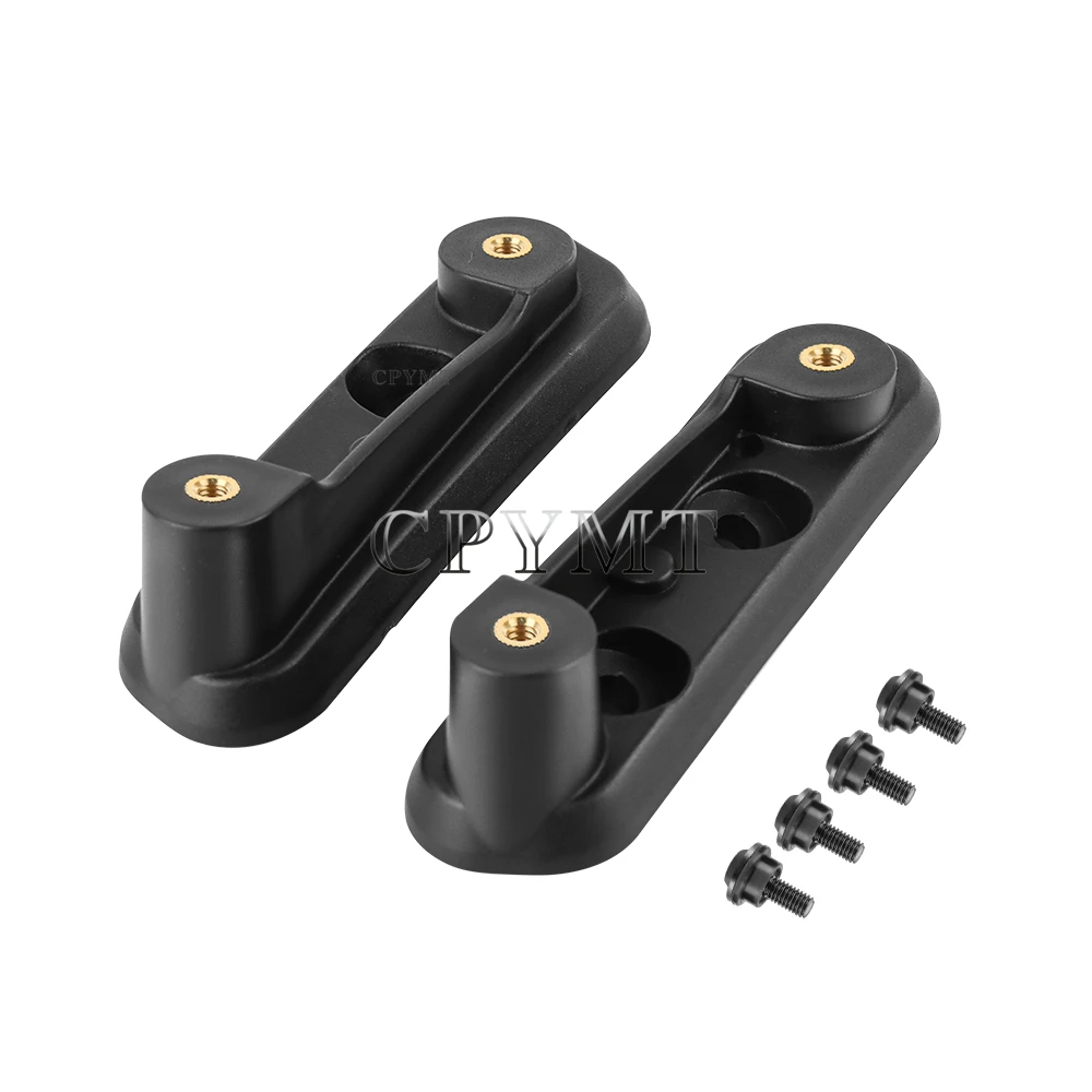 Kit Staffe Parabrezza Alto Per Moto Street Glide 2024 - Accessori Moto In Plastica Nera, Protezione Da Vento E Detriti, Facile Installazione