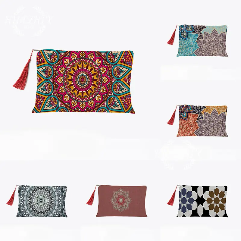 

Women's Makeup Bag Cosmetic Organizer Bag Make Up Heat Transfer Printing Cosmetic Bag Fashion Bag Multifunction Pencil Cases