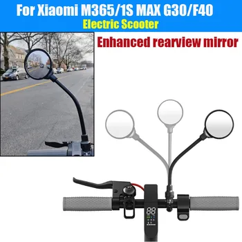 Specchietto retrovisore potenziato per bicicletta 2 pezzi, scooter elettrico 360 °   Specchietto retrovisore girevole e da guida