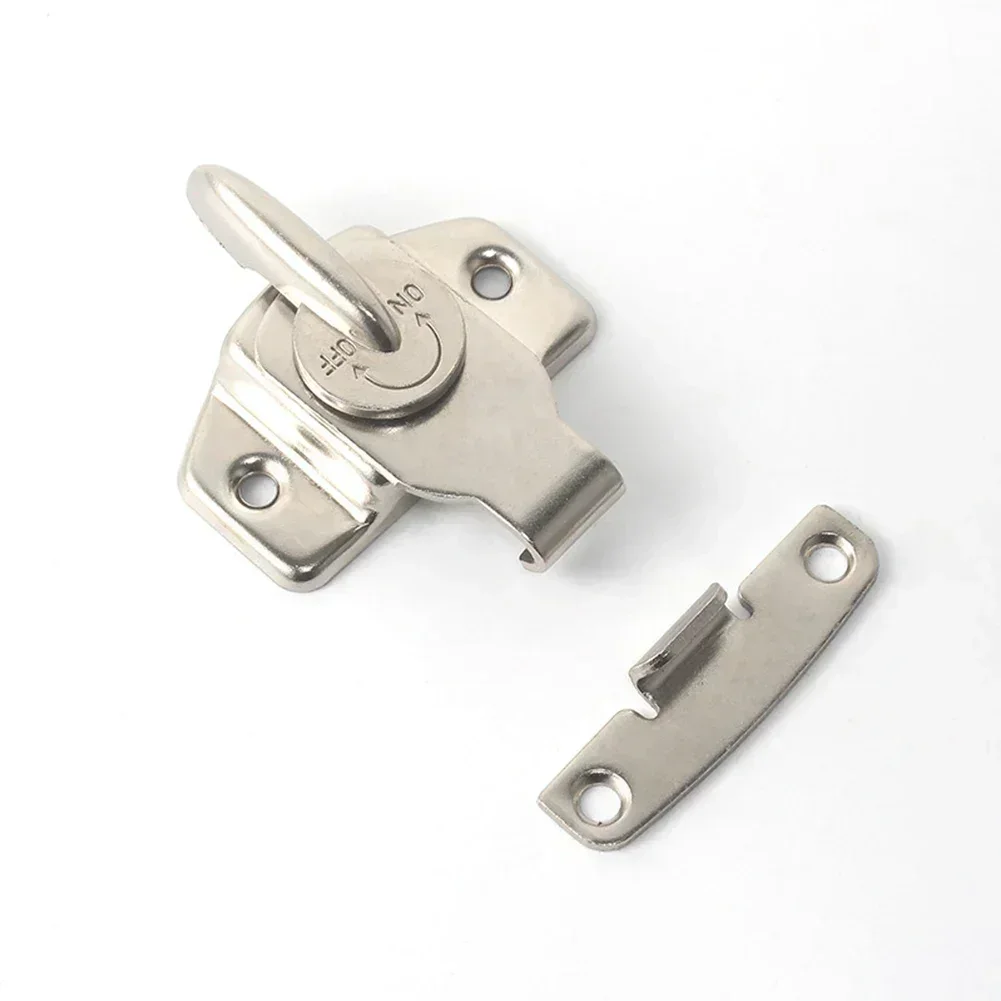 Door Lock Door Hasps 1/2 Pcs 180 Degree Latch Accessories Buckle Hasps Easy To Install Fasteners
