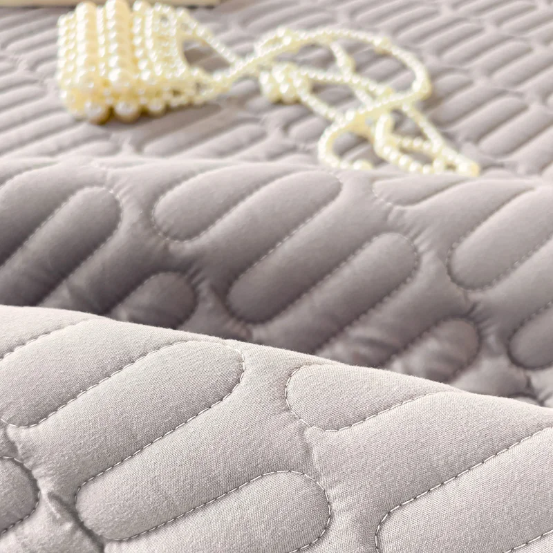 Waterproof Throw Mattress Cover Cotton Soybean Fiber Bed Fitted Sheet Mattress Protector Single/Double/Queen/King 150/160/200 4