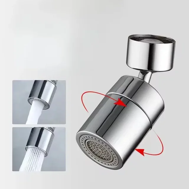 หัวขยายก๊อกน้ำทองเหลือง, โหมดการไหลของน้ำ2โหมด, หมุนได้ 1