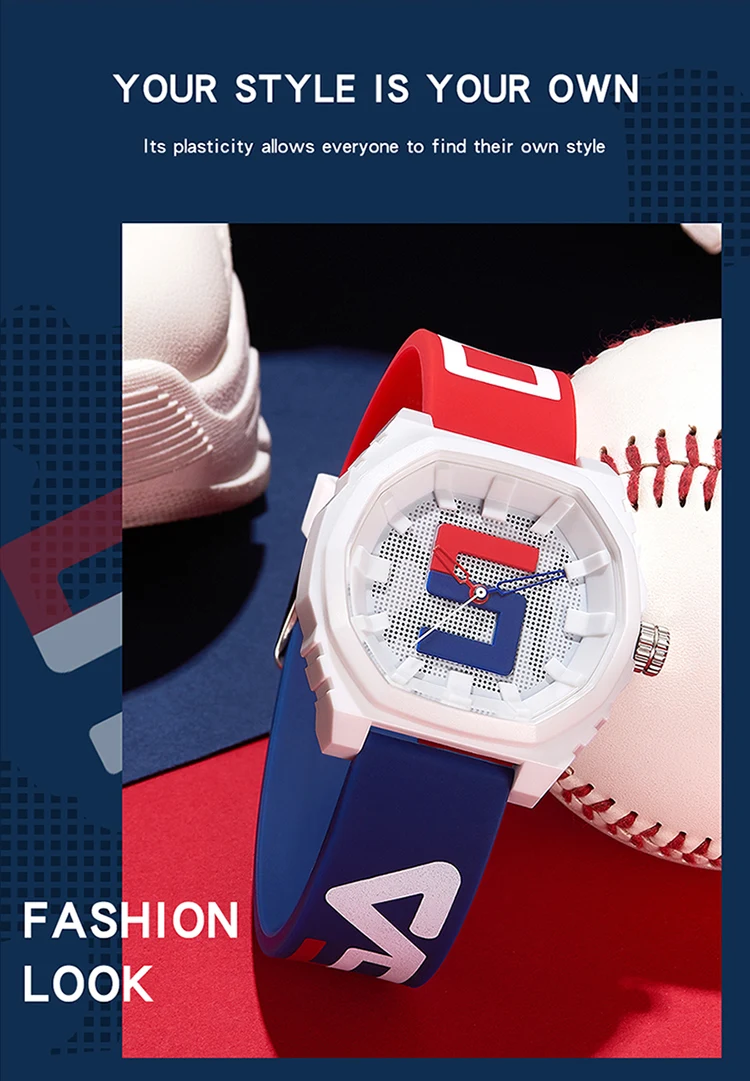 SANDA Original Design Womens Mens Watches Top Brand Luxury Sports Silicone Waterproof 50M Quartz Watch Men Relogio Masculino