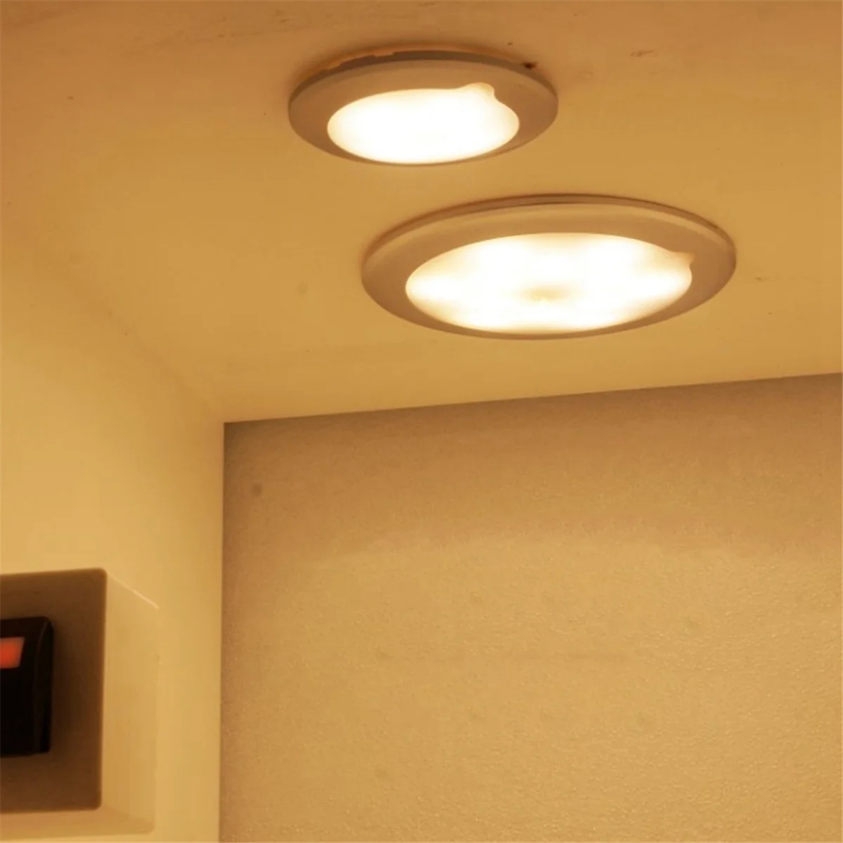 BAAU Boat Dimmable LED Ceiling Light with Touch Dimmer Switch Interior Down Lamp 9-30V Caravan Marine Interior Light