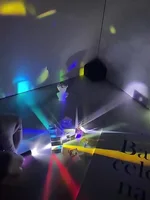 2 шт. подарки светильник кубическая Призма цвет Шестигранная Радуга фото фотография 15*15*15 мм