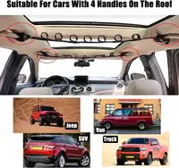 Car Fishing Rod Holder 7 Rod Capacity, Adjustable 33.5-66.9 Inch Heavy Duty Vehicle Rod Carrier for SUV/Wagons/Van/Jeep/Truck 6