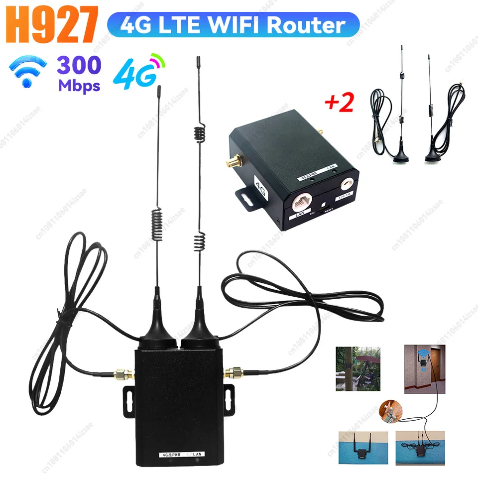 Router Industriale 4G LTE 150Mbps Nano Slot Per Scheda SIM Supporto Per Hotspot Wifi Mobile Per 16 Utenti Con 2 Antenne 100 U 240 V Spina Europea