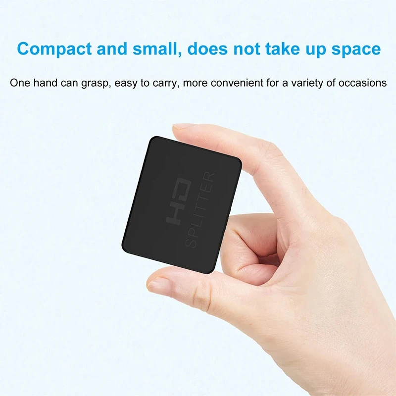 1 in 2 out HDMI-compatible Splitter 4K 1080P 1x2 HDCP Converter 3D Switcher 2 Port Hub PS3 Xbox HDTV DVD TV BOX Monitor hdmi splitter converter