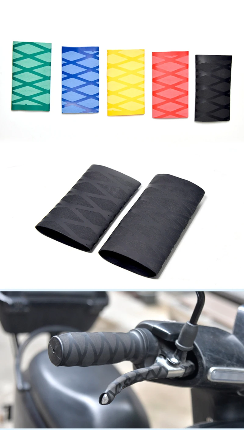 Чехлы на ручки мотоцикла, термоусадочные нескользящие накладки на ручки ...