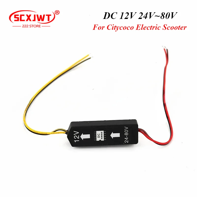 Konverter Transformator DC 12V 24V ~ 80V für Citycoco Elektroroller Modifiziertes Zubehör