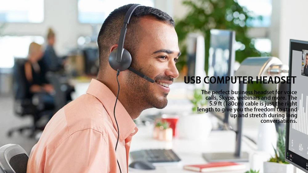 Logitech H340 USB Headset with Digital Audio and Noise-Canceling Microphone 13 S484d28a70ad74325b35350236a39217cc