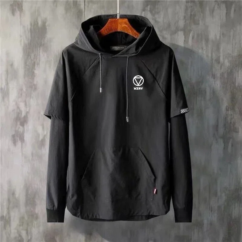 Men's Golf WZRY Luxury Jewelry Clothing Autumn Long Sleeve T-shirt Top Sports Golf Jacket Hooded Top