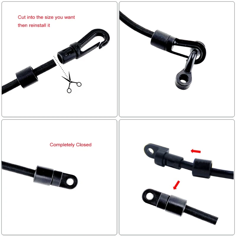 Fishing Rod Holder Bracket Rest Gear Accessories 2 Sets Rod Strap Holder Deck Mount Connector Mount Rod Strap Hold Down for Bass Boat Kayak Boat Fishing