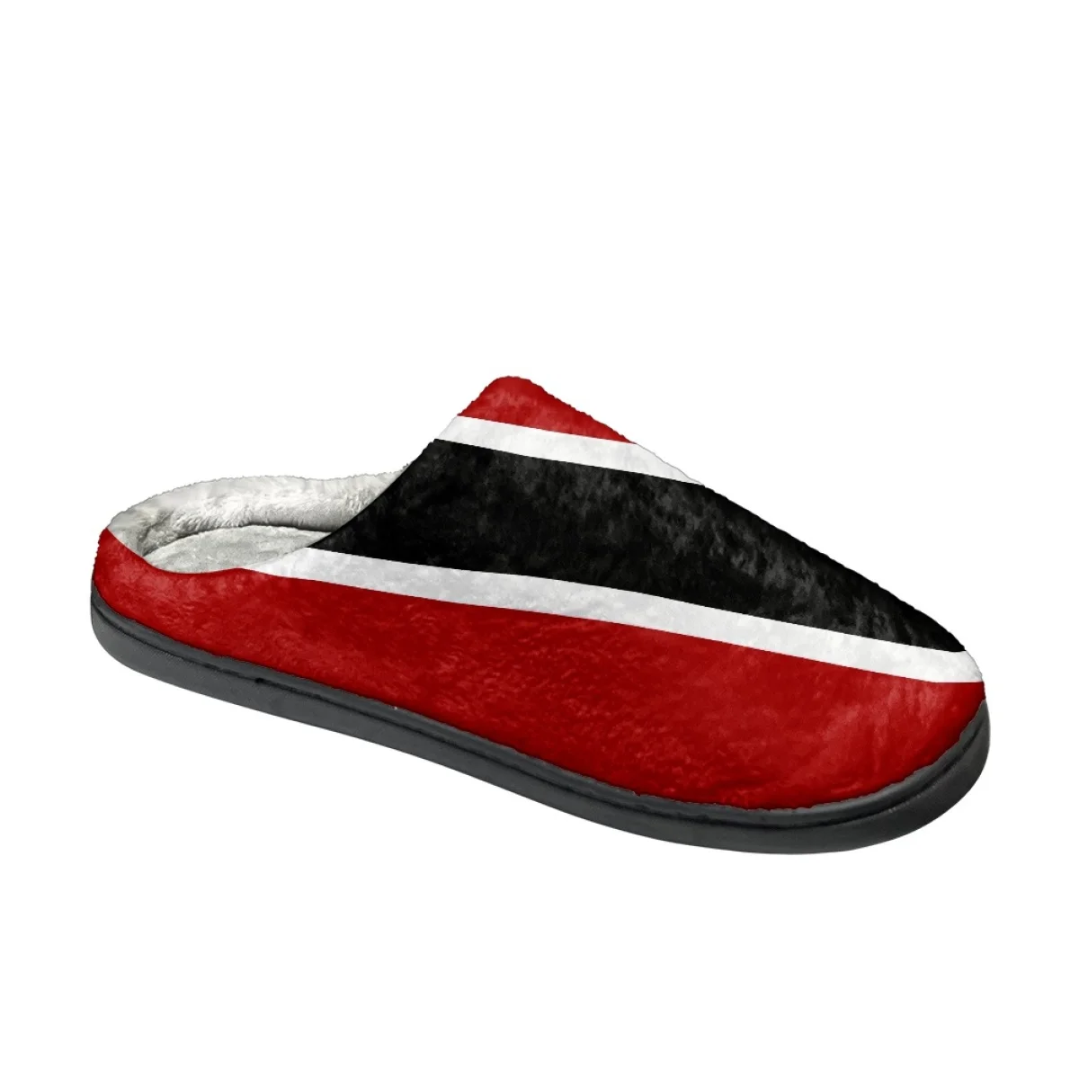 Casual Home Shoes Indoor Slippers Antigua and Barbuda Flag Design House Bedroom Slippers Winter Warm Cotton Slippers for Women