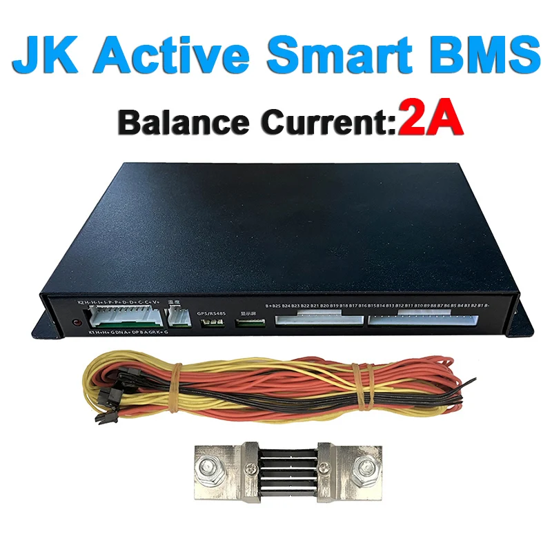 

7~25S JIKONG Active Smart BMS Peak Current 600A to 1000A Relay Li-ion Lifepo4 LTO Battery Protection Board Bluetooth APP