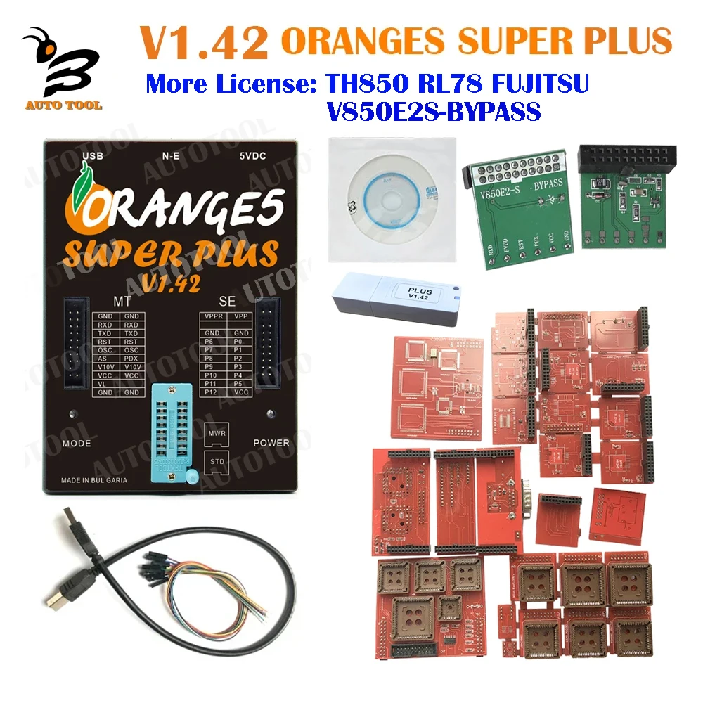 

V1.42 Orange5 Super Plus Full Actived V1.38 Programming Tools Orange 5 Car ECU Programmer Airb-ag Dash Activated Key Prog