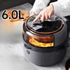 Air fryer. Large capacity. Electric oven. Home. New. Fully automatic. Household Electric fryer Oil-free Low-fat For French fries 1