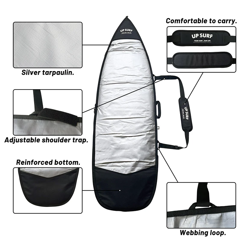 Shortboard Bag surf Board Bag Easy Carry Protective Travel High Quality SUP Cover Wakesurf Boardbag Board Have Strap