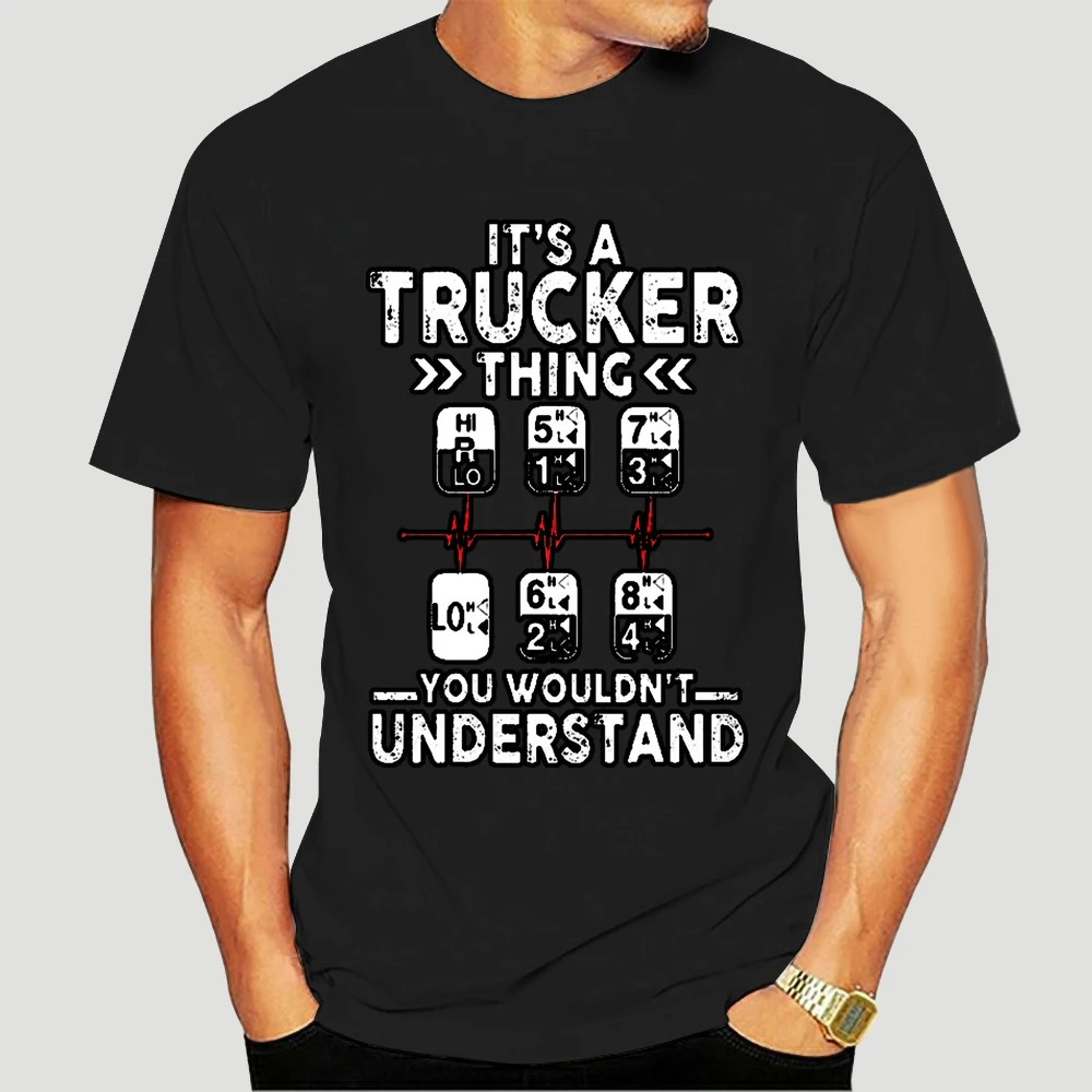 It Trucker Thing Funny New Mens Shirt Truck Driver New Brand- T Shirt Hip-Hop Simple Splicing Tee Top T-Shirt Stampata 6191X