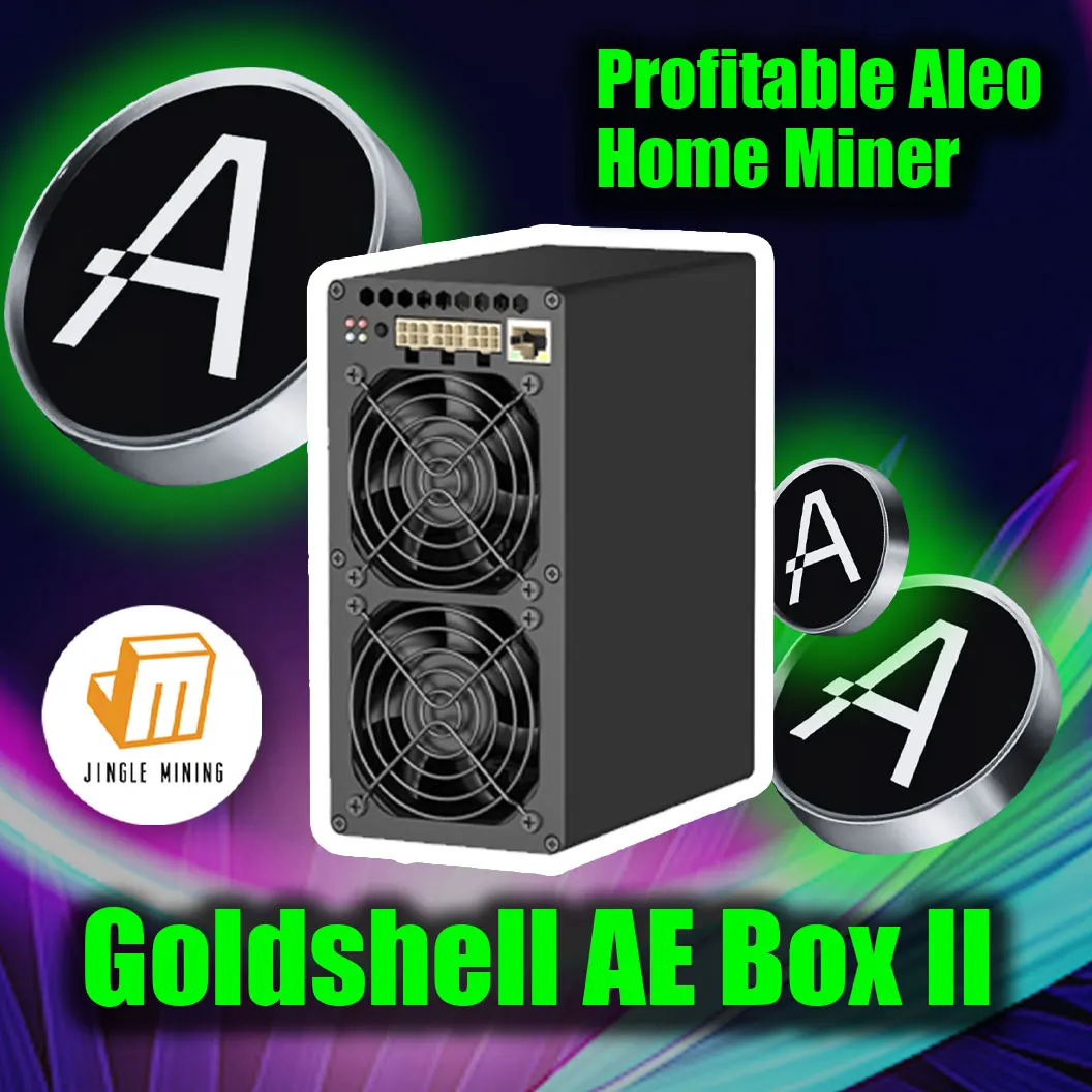 Jingle Mining Goldshell AE BOX II（電源ユニットなし）54Mhs 530W ASIC Aleo暗号通貨マイニングマシン  低騒音 マイナー 在庫あり - AliExpress