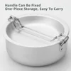 Outdoor Camping Tableware Cookware Set in High-Hardness Oxidized Aluminum Camping Pots and Pans Compact for Cooking Camp Pots 2