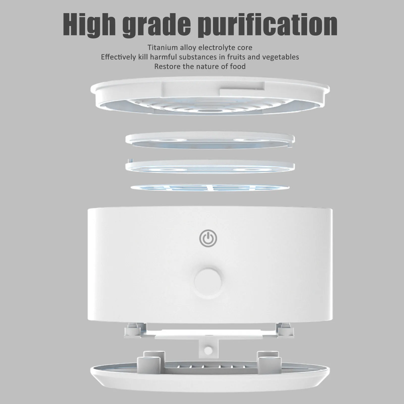 Dishwasher Fruit Vegetable Washing Machine Portable Wireless Fruit Food Purifier Household Food Cleaner Machine Removes Pesticid 6