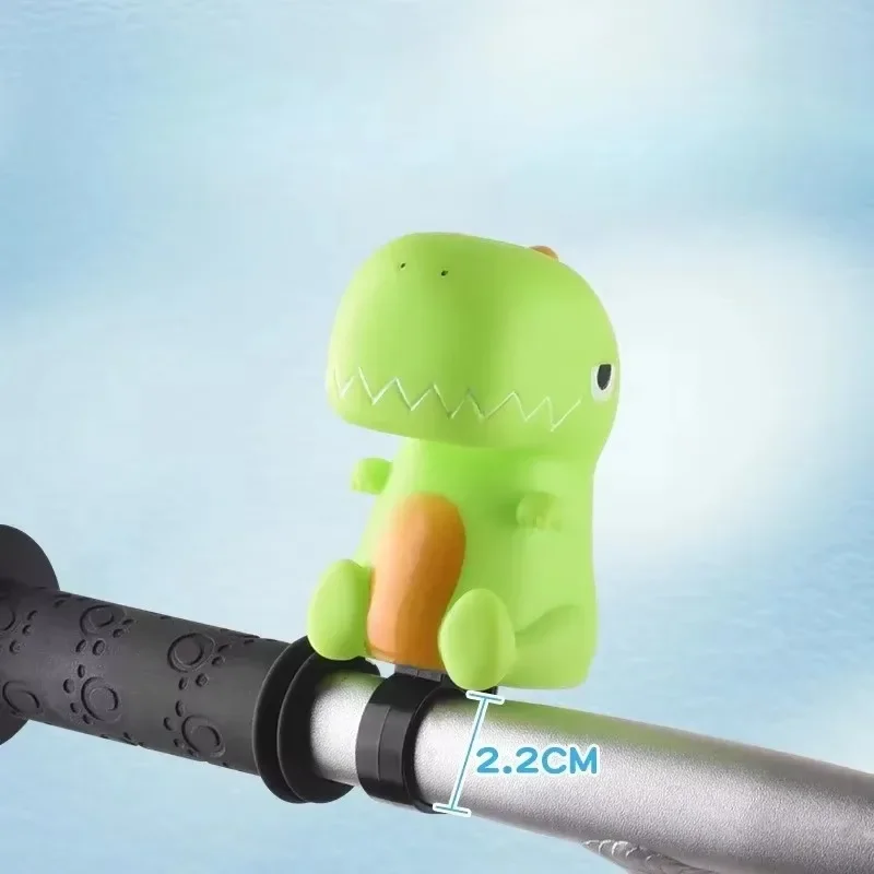 Air Cheering Horn Cartoon Dinosaurs Unicorn Air Horn Children Balance Bike Scooter Bell Super Loud Bicycle Bell Bicycle Accessories