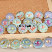 10Pcs Ocean Animal Theme Glitter Jumping Bouncy Balls Outdoor Toys for Kids Birthday Party Favors Baby Shower Pinata Fillers