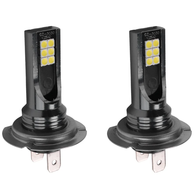 신제품 20개입 H7 12SMD LED 안개등 캔버스 전구 변환 1000LM 6000K 백색광 에러프리 캔버스 전구 전면 안개등 B