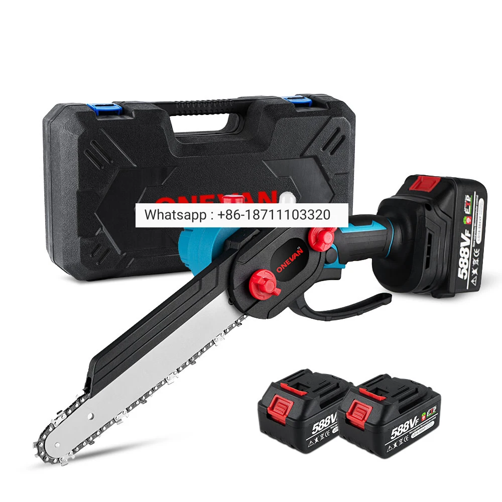 

8Inch Brushless Electric Saw 45000RPM Cordless Outdoor Pruning Garden Wood Cutter With Oil Pot For Makita 18V Battery