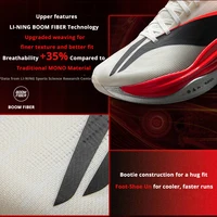 Li-Ning Unisex FEIDIAN 6 ELITE Racing Running Shoes SUPER BOOM LiNing CARBON-FIBER PLATE Professional Sports Shoes ARMW001 5