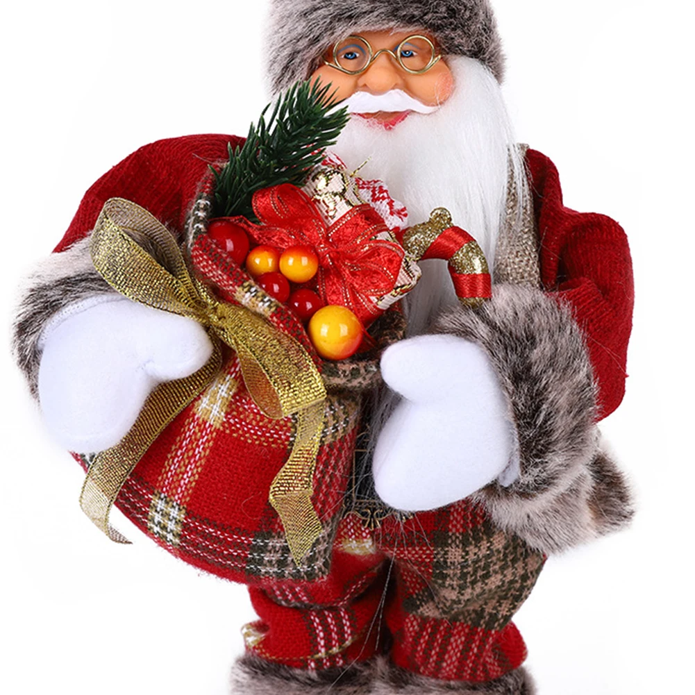 Electric Music Decoration Doll Toys Creative Santa Claus Xmas Decor Battery Powered Christmas Ornament Figure Gift for Christmas