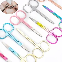 1 Pc Eyebrow Scissor Makeup Eyelash Trimmer Facial Hair Remover Manicure Nail Cuticle Scissors Beauty Tools 1