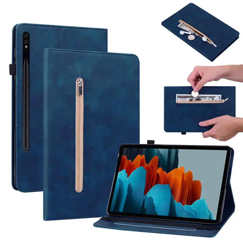 Чехол для Samsung Galaxy Tab S7 FE 12 4 "и S8 Plus деловой чехол на молнии 11 дюймов |