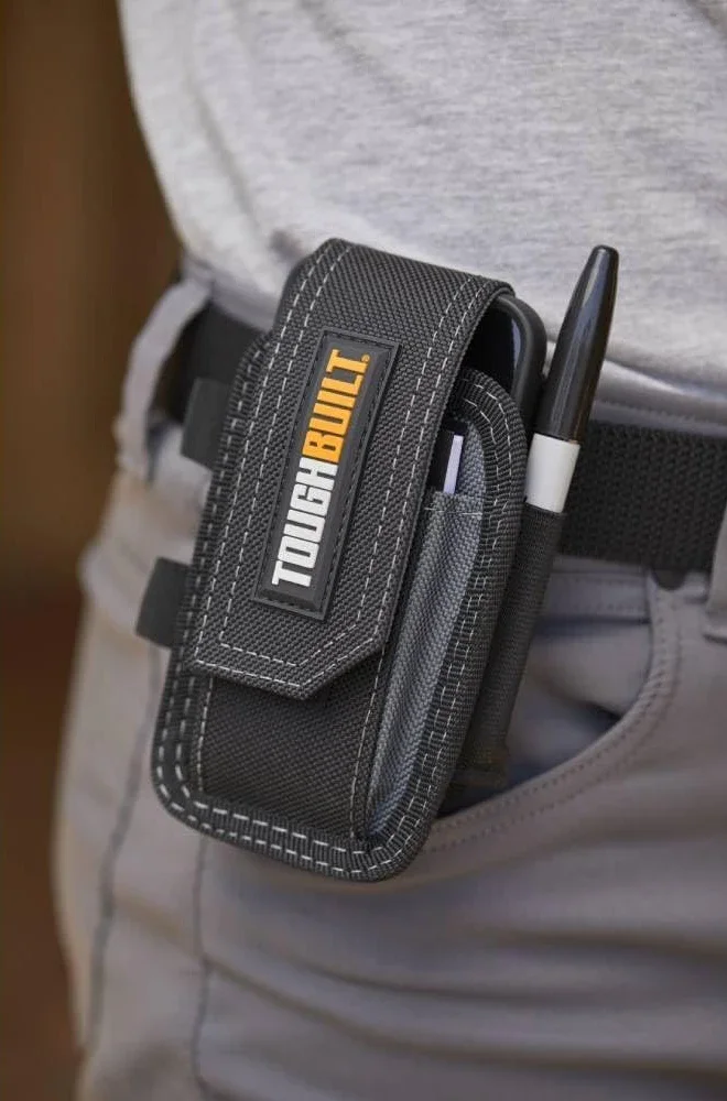 TOUGHBUILT 퀵 행거가 없는 스마트폰 가방 두꺼운 내마모성 펜 허리 가방 다기능 도구 키트 TB-33C