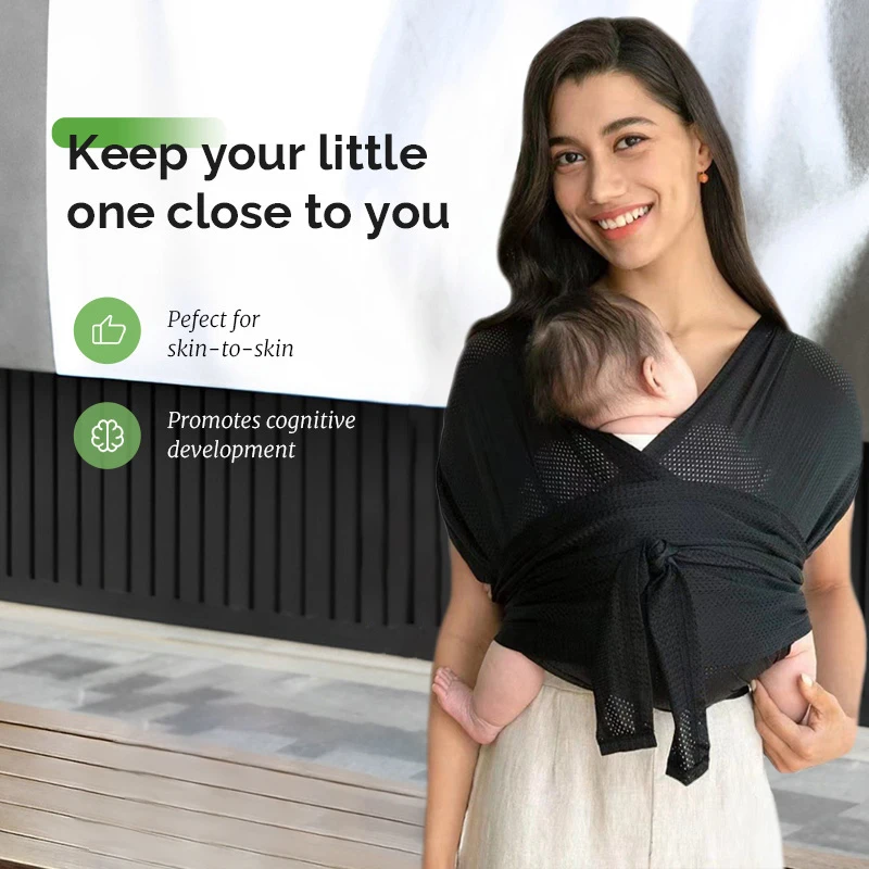 Baby Backpack Conforms to Ergonomics, Suitable for Outdoor Parenting with Backpack Straps, Newborn Baby Bag, X-Shaped Baby Sling - 3