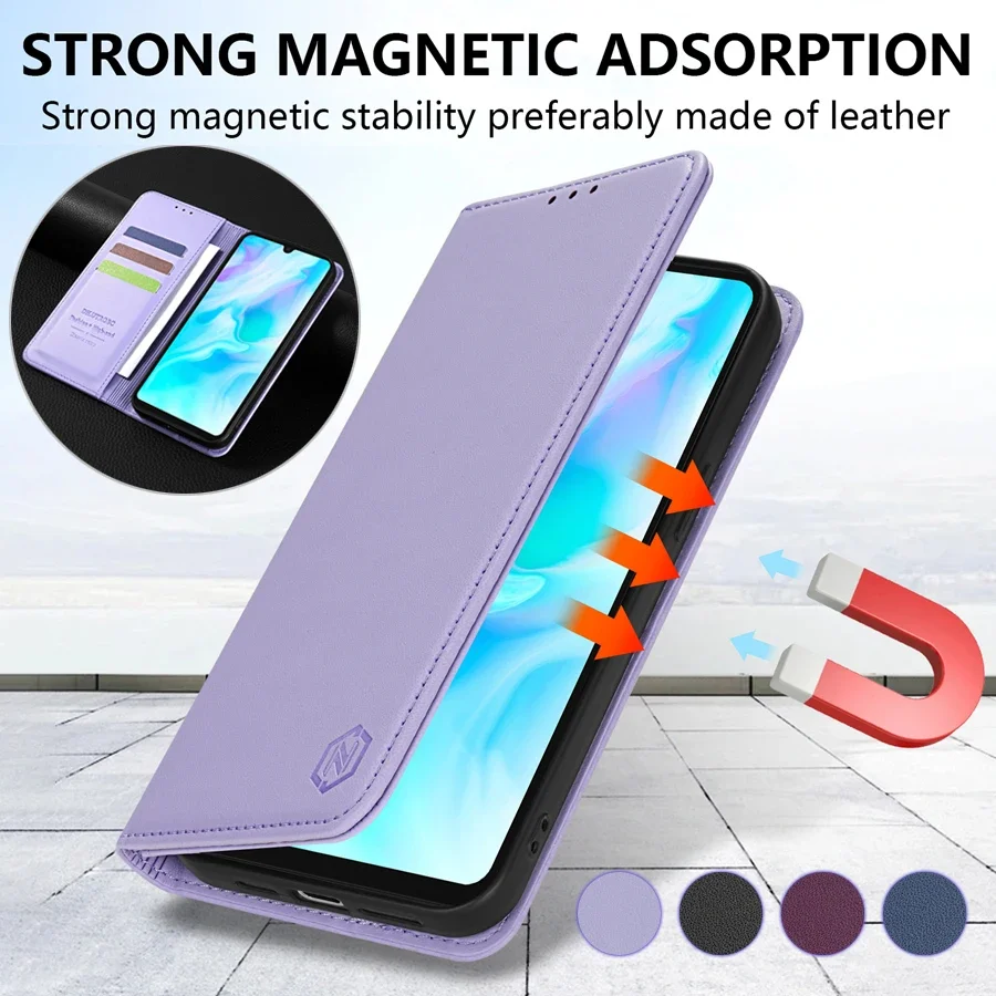 Funda Huawei P30 Lite YATWIN Capa Para Huawei P30 Pro, Couro