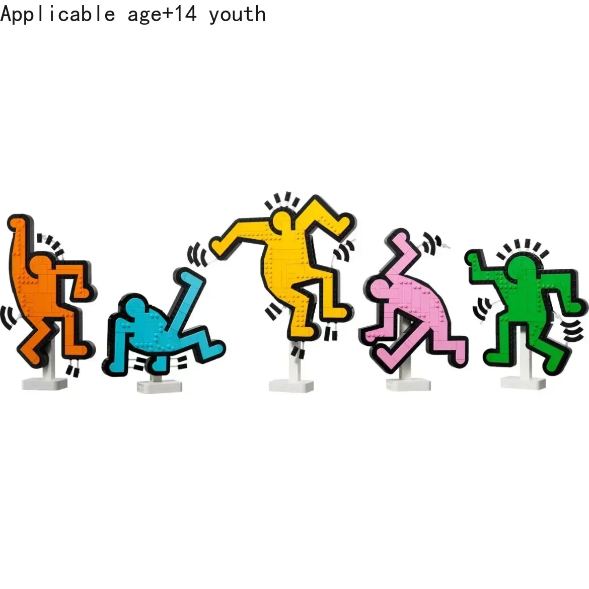 1773개의 새로운 예술 31216 춤추는 피규어 빌딩 블록 세트 DIY 홈 데코레이션 브릭 장난감 어린이 교육용 선물