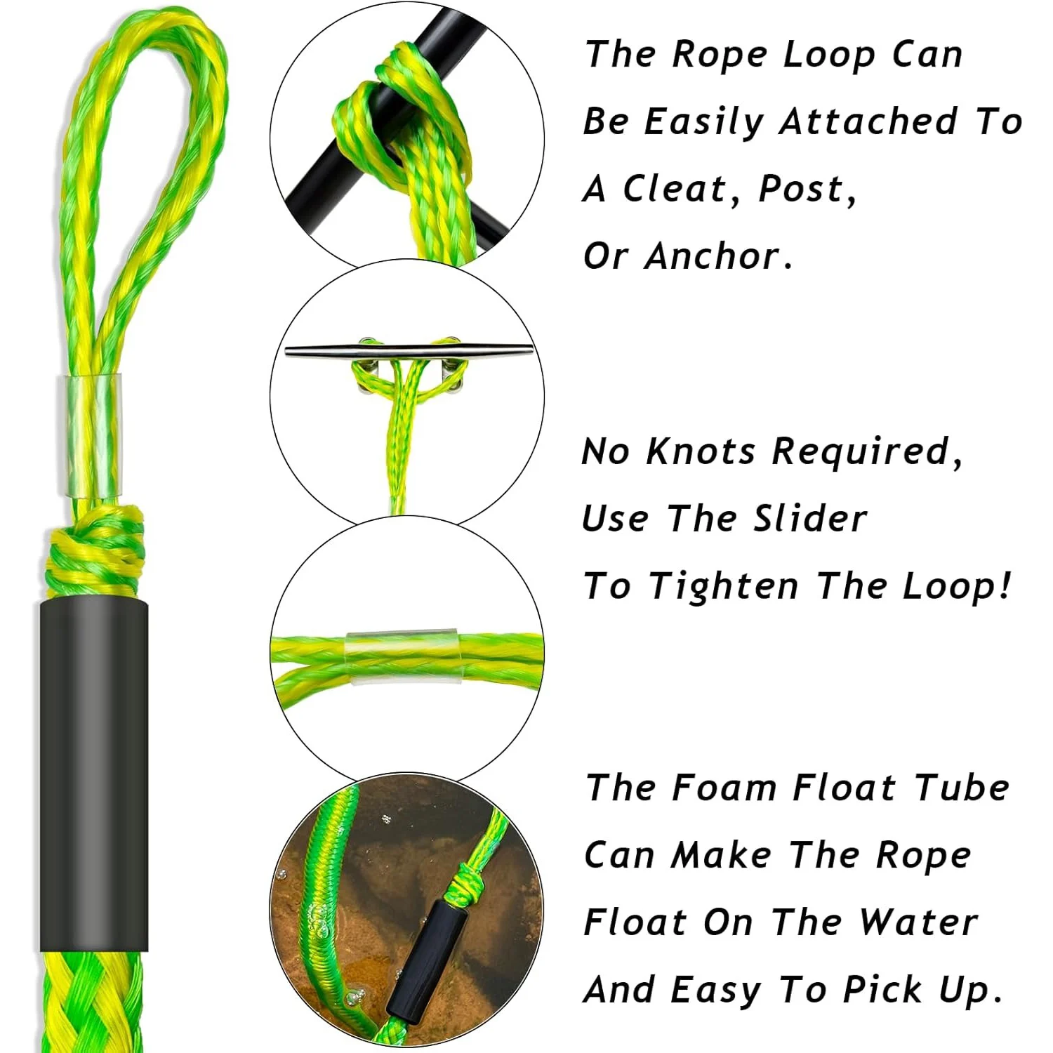 Bungee Dock Lines Cords Docking Rope For Kayak Watercraft SeaDoos Jet Ski Pontoon Canoe Power Boat Mooring Rope Accessories 5