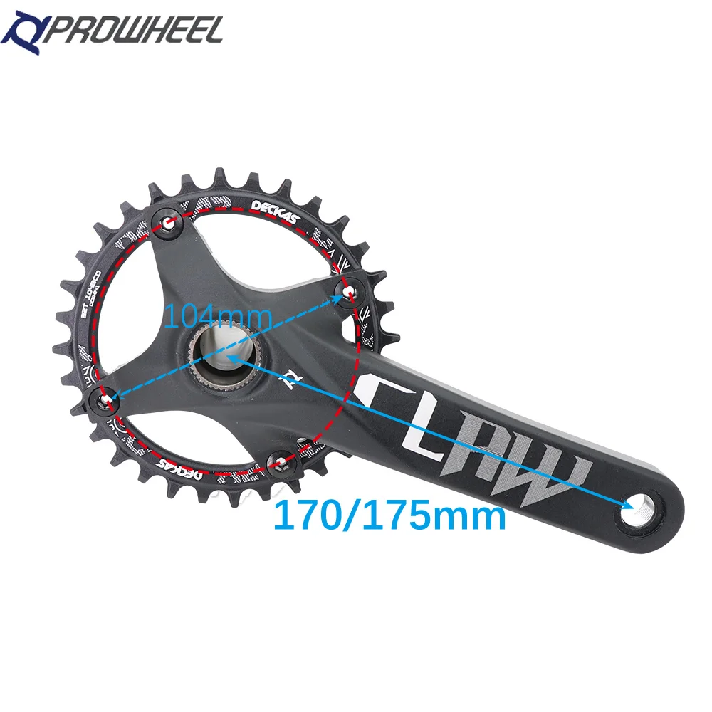 Prowheel Claw Prowheel Crank 1x Prowheel Mountain Bike Crankset
