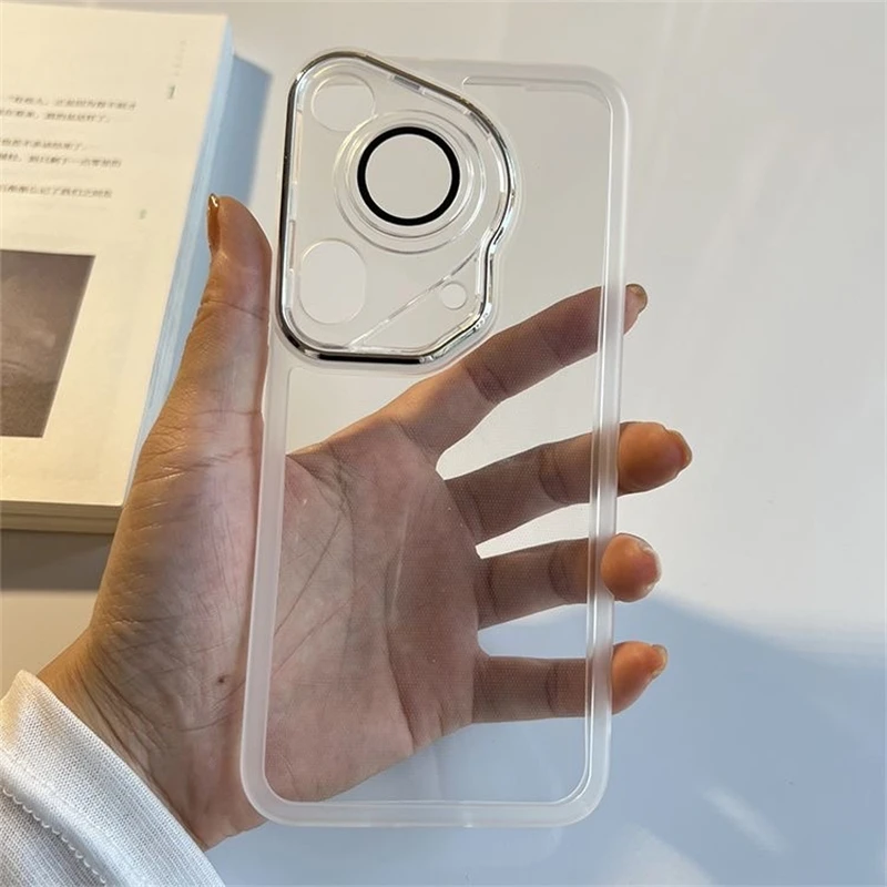 Ultra Soft Silicone Transparent Case with Camera Protection & Shockproof Bumper