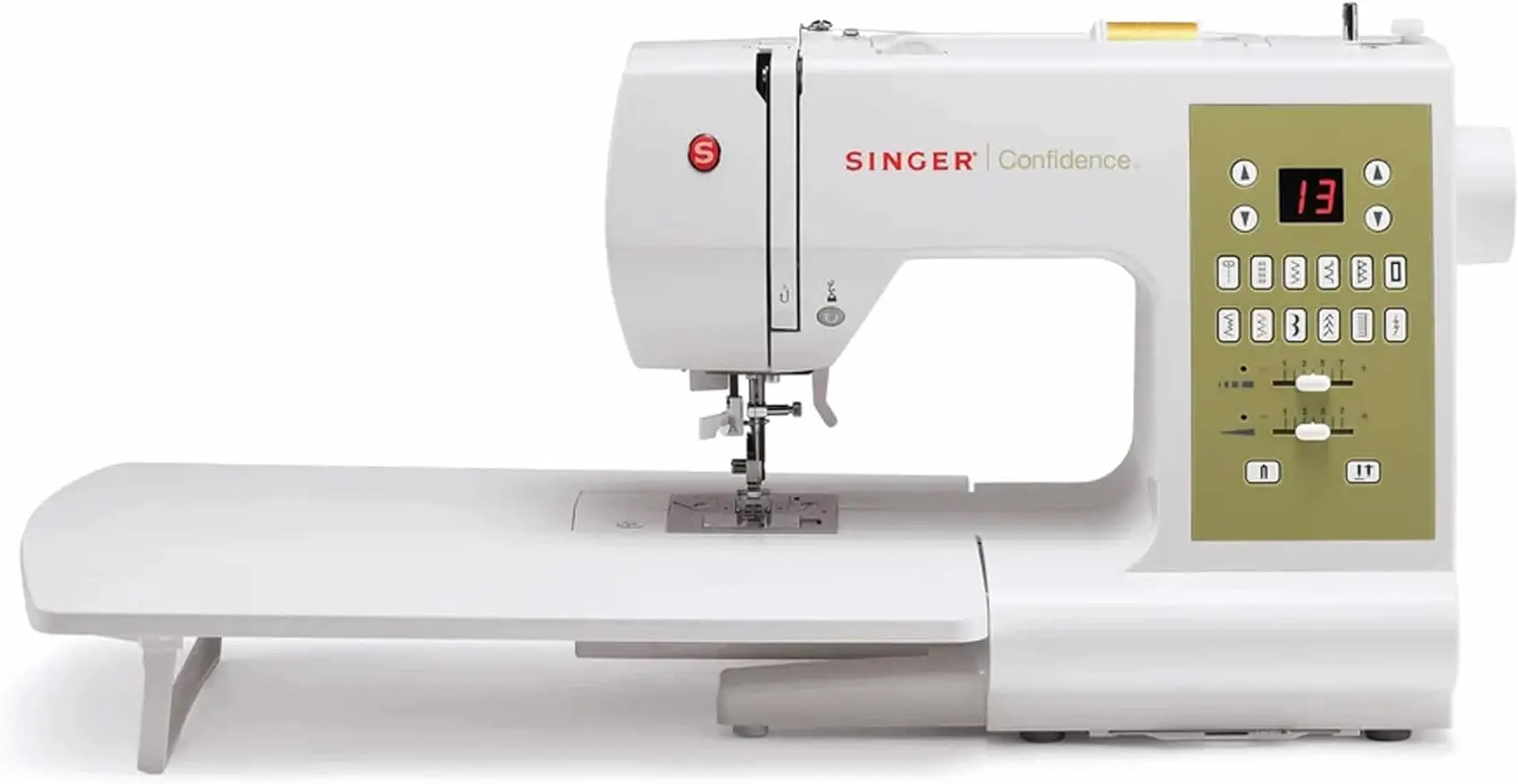 

SINGER | Confidence 7469Q Computerized & Quilting Sewing Machine with Built-In Needle Threader, 98 Built-In Stitches - Sewing